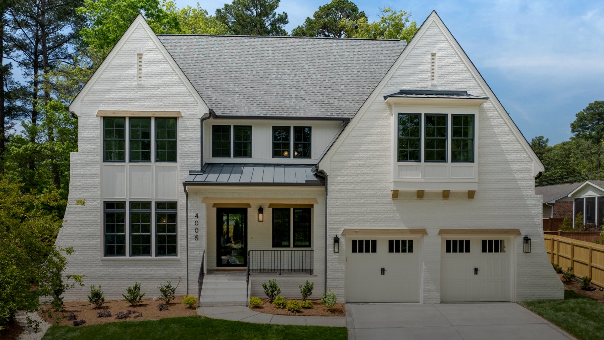 Luxury custom home exterior